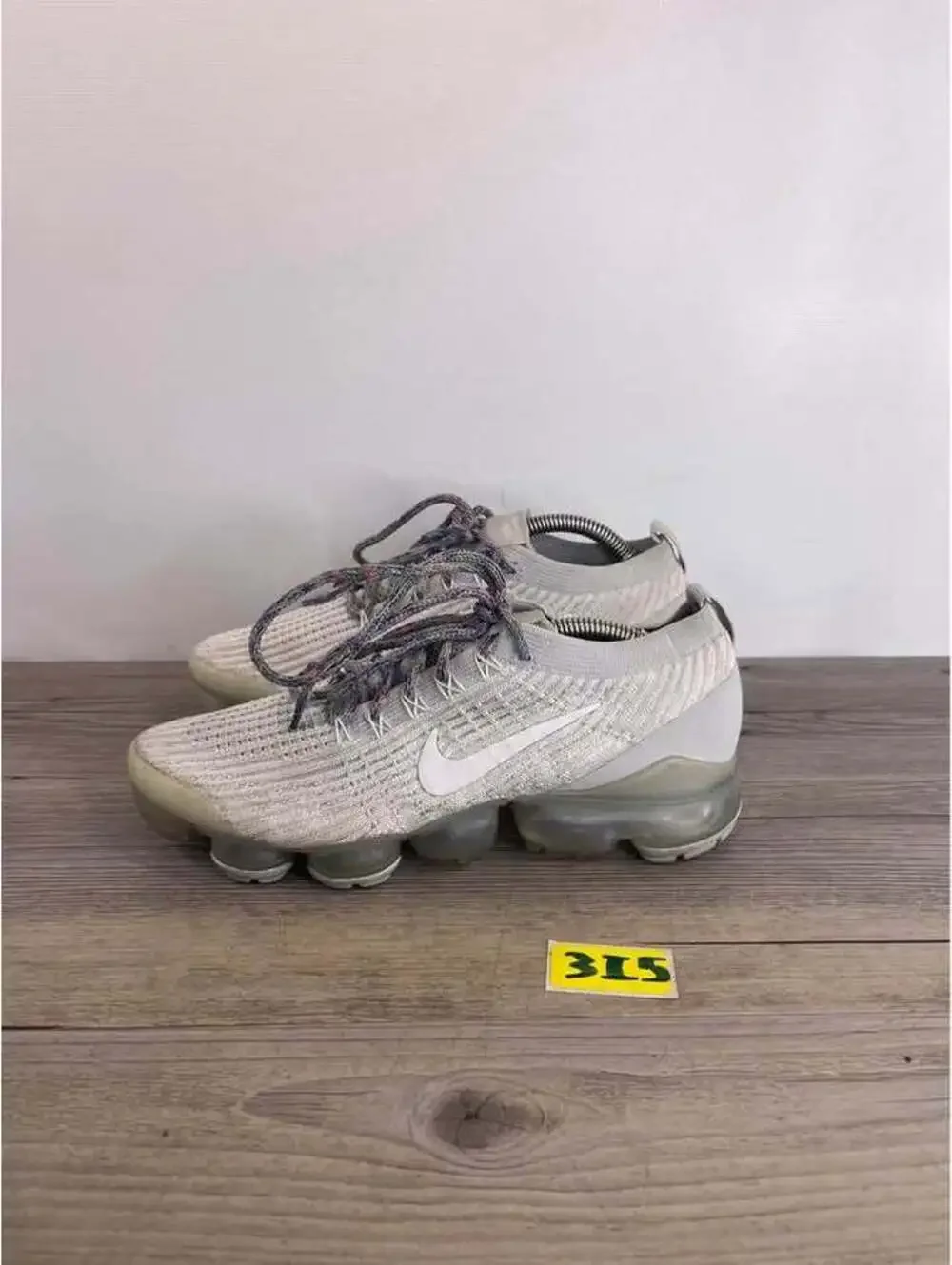 Nike Air VaporMax Flyknit 3 Pure Platinum White Shoes AJ6900-102 Size 6.5